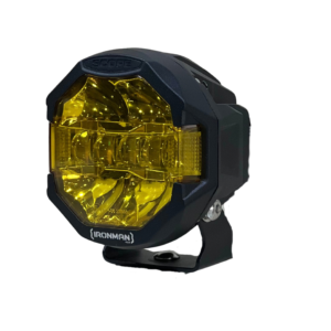 متجر ستيشن 4x4 LED ironman4x4 مدمج 5 بوصات - مصباح قيادة أصفر ضبابي