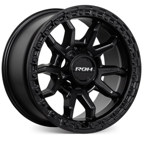 2 ROH Raid 17x9 -59 Wheel Matt Black Offroad