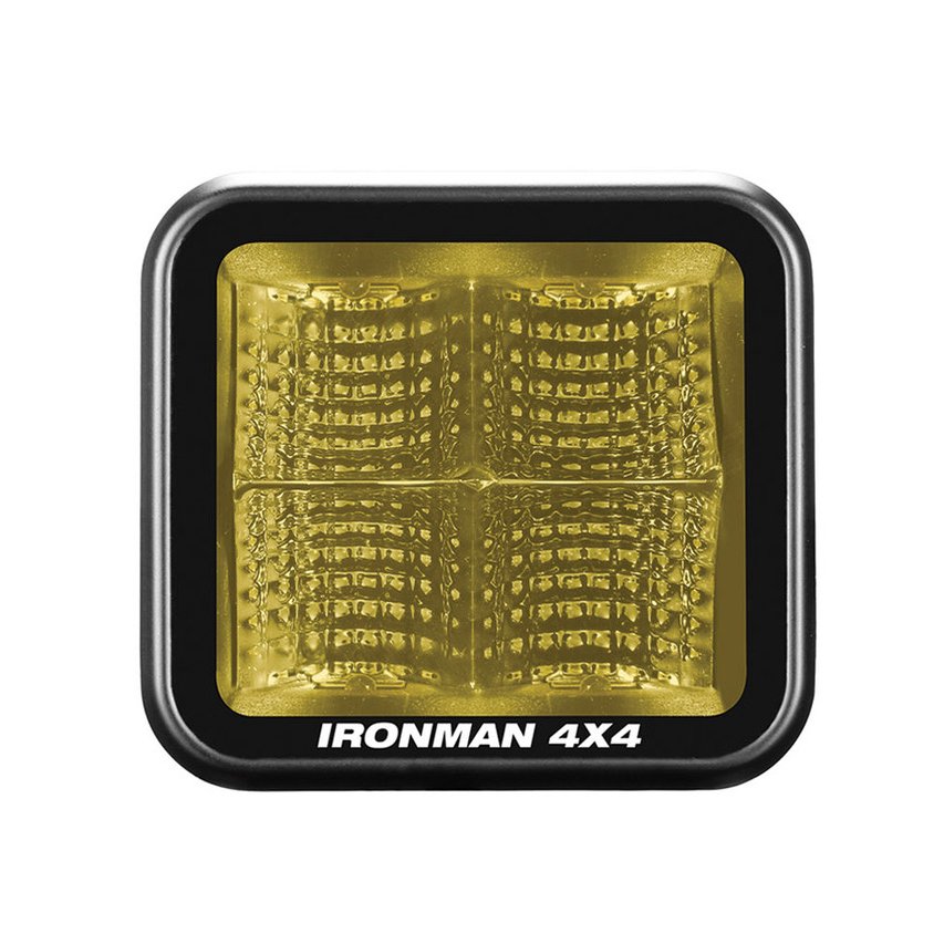 20W Bright LED Cube Light, Wide Beam - 70 x 64mm (per bulb) - Amber