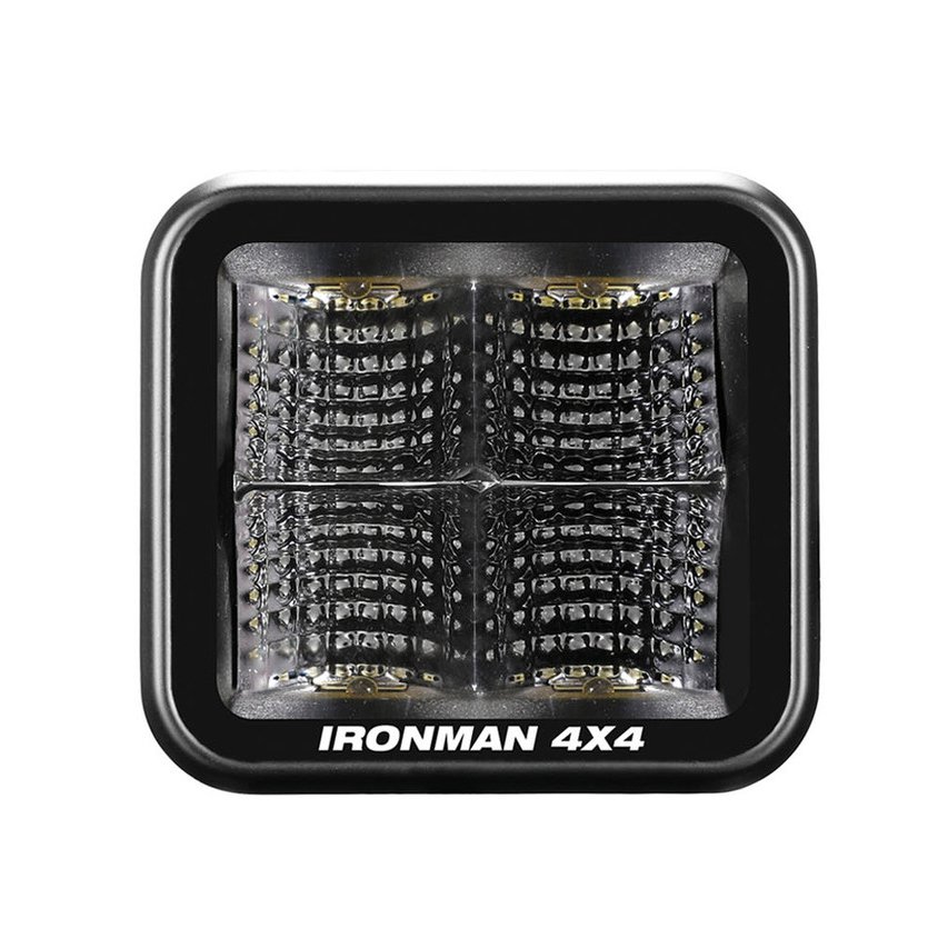 20W Bright LED Cube Light, Wide Beam - 70 x 64mm (each) - Clear