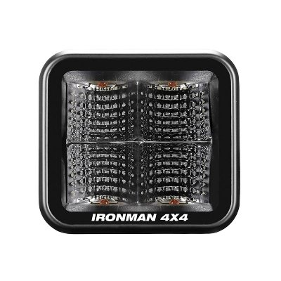 20W Bright LED Cube Light, Wide Beam - 70 x 64mm (each) - Red