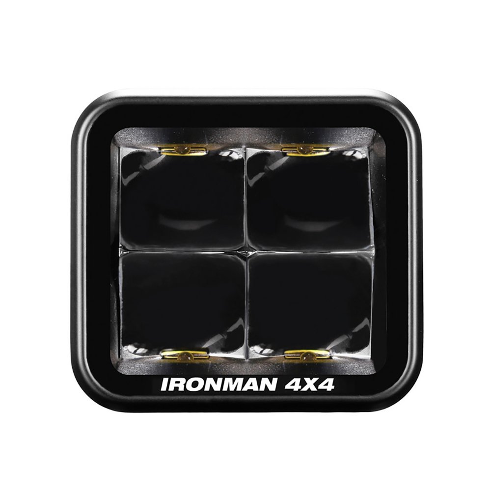 20W Bright LED Cube Spot Beam - 70 x 64mm (each) - Clear