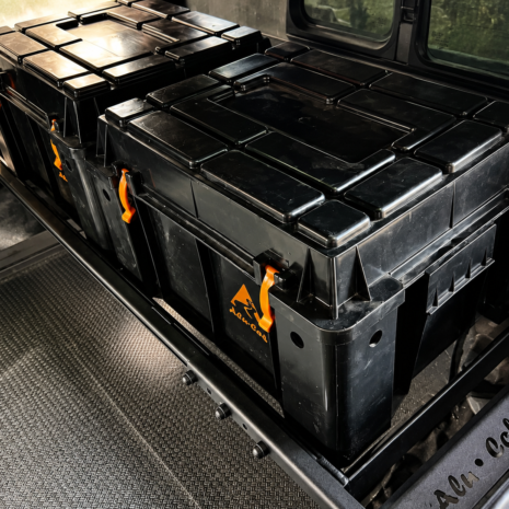 5 (3) Alu-Cab Ammo Box Low Lid Stackable Storage Box