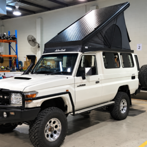 Alu-Cab Hercules Roof Conversion Black for Toyota Land Cruiser 75 78 Troopy