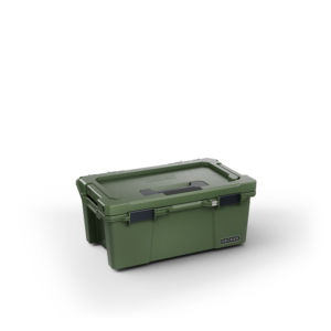 Decade Sikser 16 Shockproof Storage Box - Olive (with internal organizer)