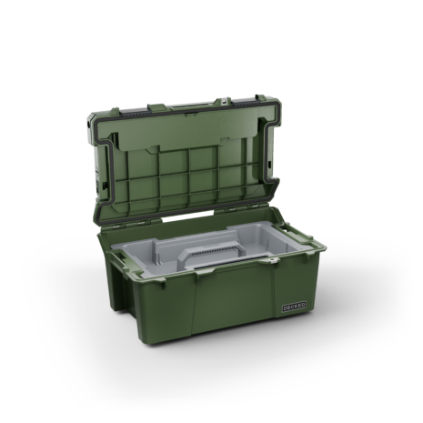 D-co_Sixer 16_Green_Three Quarter_Open_Cargo Tray D-co_Sixer 16_Green_Three Quarter_Open_Cargo Tray