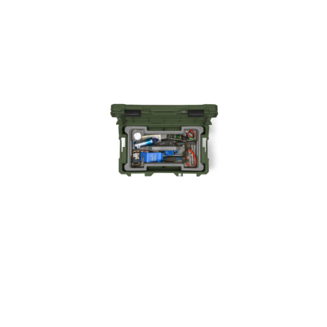 D-co_Sixer 16_Green_Top Down_Open_Cargo Tray_Bike Kit D-co_Sixer 16_Green_Top Down_Open_Cargo Tray_Bike Kit