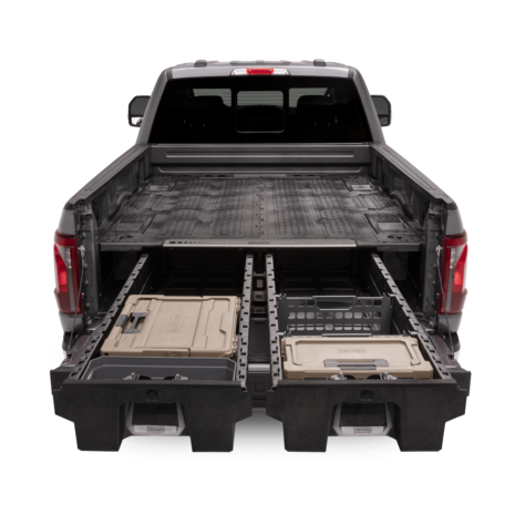 DS_FS_In Truck_F-150_Gray_Straight On_Drawer Open_Both_Accessories DS_FS_In Truck_F-150_Gray_Straight On_Drawer Open_Both_Accessories