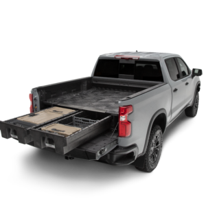 DS_FS_In Truck_Silverado_Gray_Three Quarter_Drawer Open_Both_Accessories