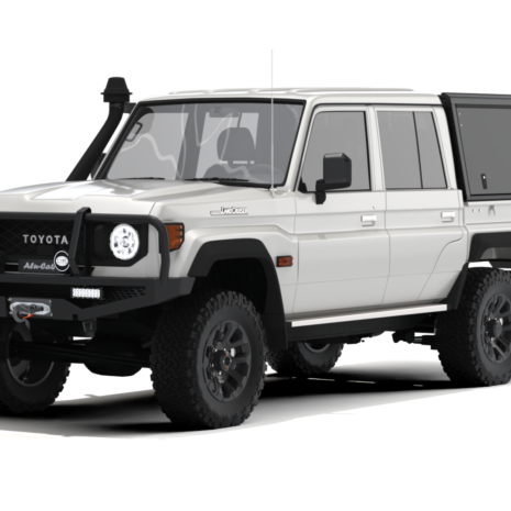 Toyota - Land Cruiser 79 - Explorer Canopy - Smooth - Front34 Toyota - Land Cruiser 79 - Explorer Canopy - Smooth - Front34