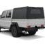 Alu-Cab Explorer Canopy Toyota Land Cruiser 79 Series Black Solid Side Doors
