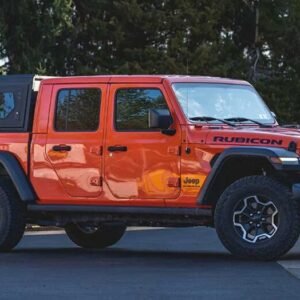Alu-Cab Contour Canopy Jeep Gladiator Black Solid Side Doors