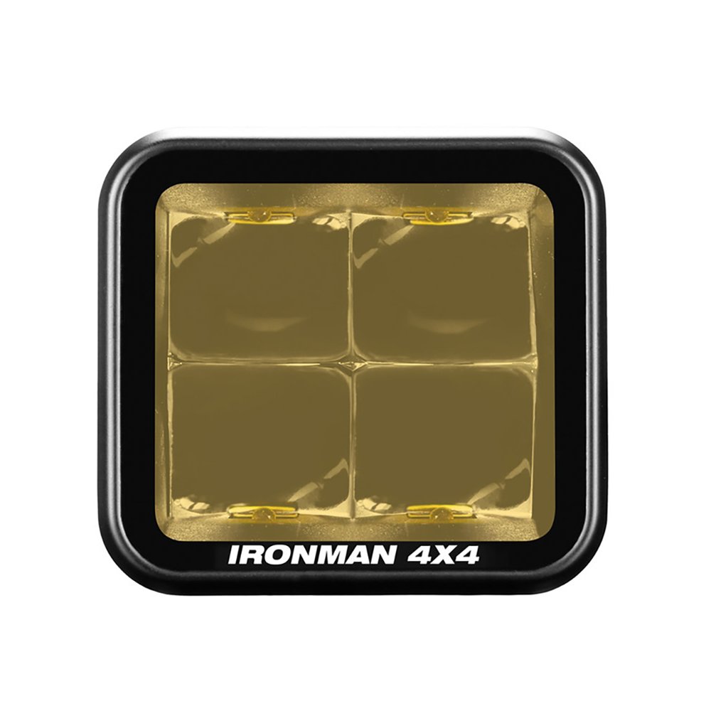 20W Bright LED Cube Spot Beam - 70 x 64mm (each) - Amber