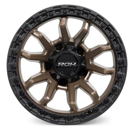 22 ROH Raid 17x9 Wheel Matt Black Bronze