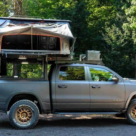 33 Alu-Cab ModCAP Family Camper for RAM Ford F-150 GMC Sierra Overland Camping System