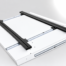 Alu-Cab 1450mm Load Bar Set of 2 for Roof Equipment