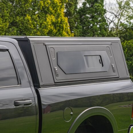 Alu-Cab Contour Canopy RAM 1500 Black Solid Side Doors