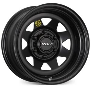 ROH Trak2 17x8 Steel Wheel Black