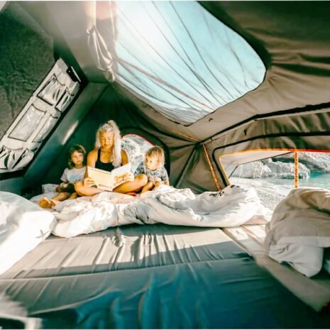 6 Alu-Cab ModCAP Family Camper for RAM Ford F-150 GMC Sierra Overland Camping System