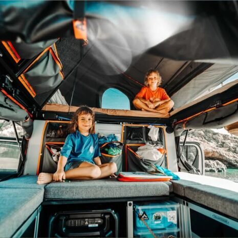 66 Alu-Cab ModCAP Family Camper for RAM Ford F-150 GMC Sierra Overland Camping System