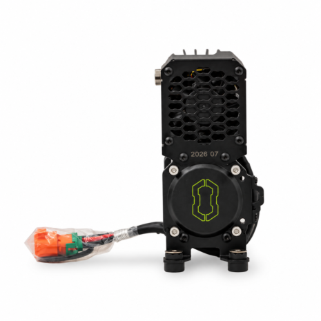 Black Vented Industrial Pump with Cable Conector