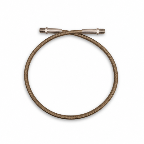 Ironman 4x4 800mm Stainless Steel Braided Air Hose SS304 PTFE 2104 PSI