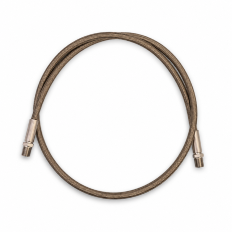 Coiled Braided Hose with Metal Connectors Ironman 4x4 1200mm Stainless Steel Braided Air Hose SS304 PTFE 2104 PSI