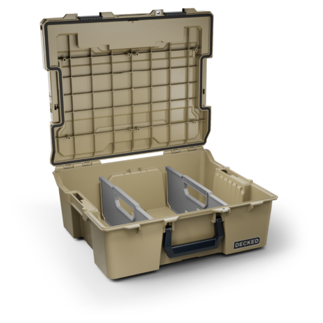 D-co_Halfrack 32_Tan_Three Quarter_Open_Dividers D-co_Halfrack 32_Tan_Three Quarter_Open_Dividers