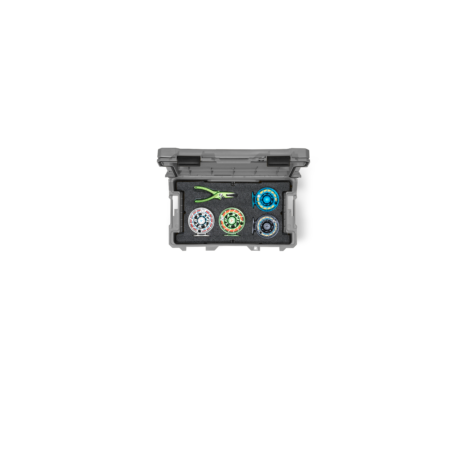 D-co_Sixer 16_Gray_Top Down_Open_Foam_Fishing