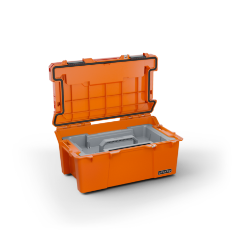 D-co_Sixer 16_Orange_Three Quarter_Open_Cargo Tray D-co_Sixer 16_Orange_Three Quarter_Open_Cargo Tray