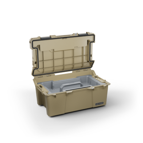 D-co_Sixer 16_Tan_Three Quarter_Open_Cargo Tray
