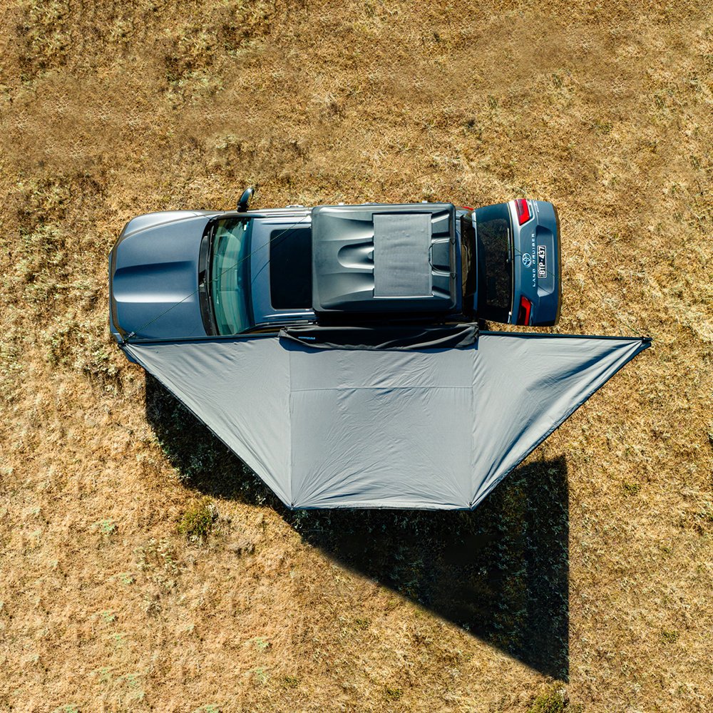 DeltaWing 180 1.77M مظلة قماش رمادي وأسود