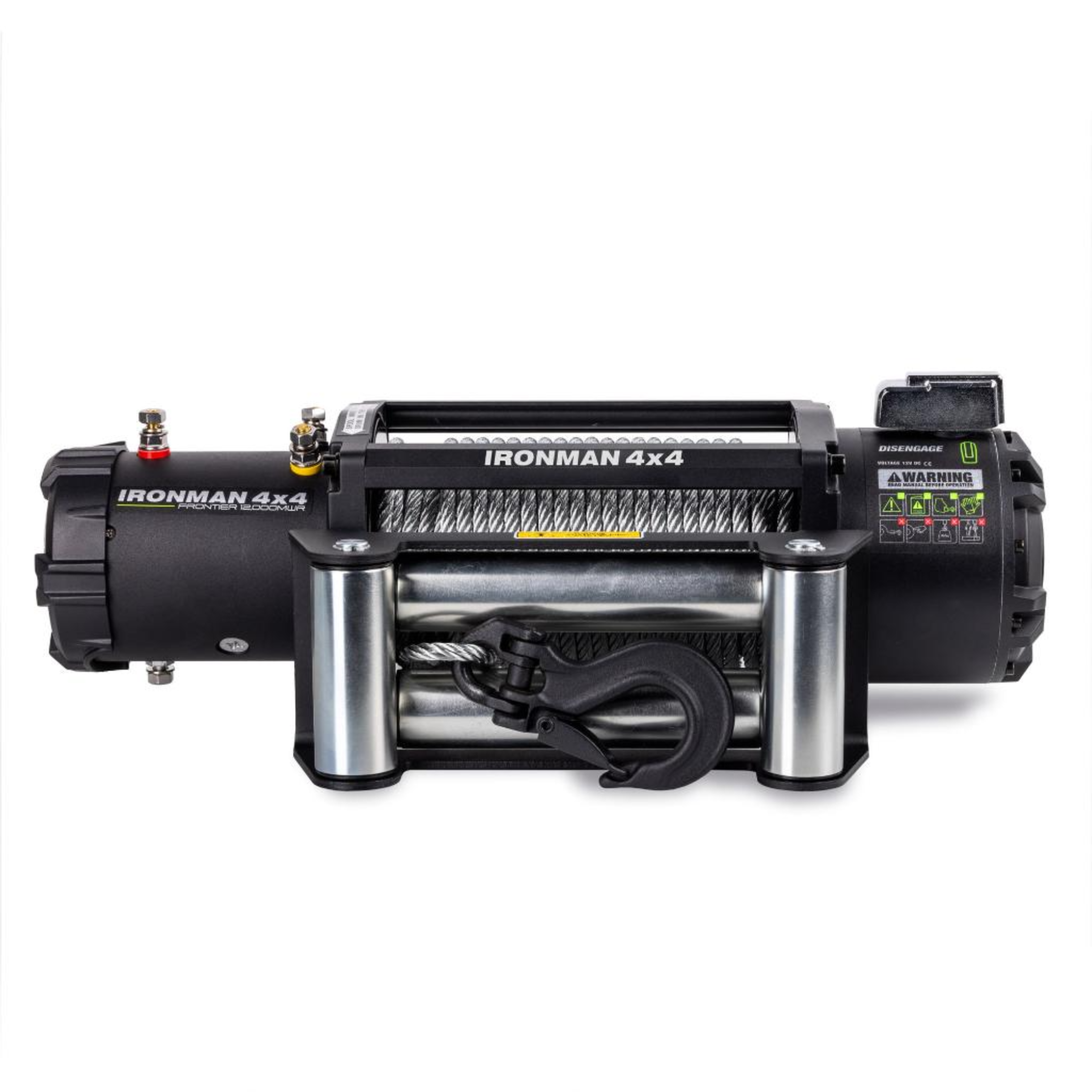 IMW12000MWR FRONTIER WINCH (with wire rope)