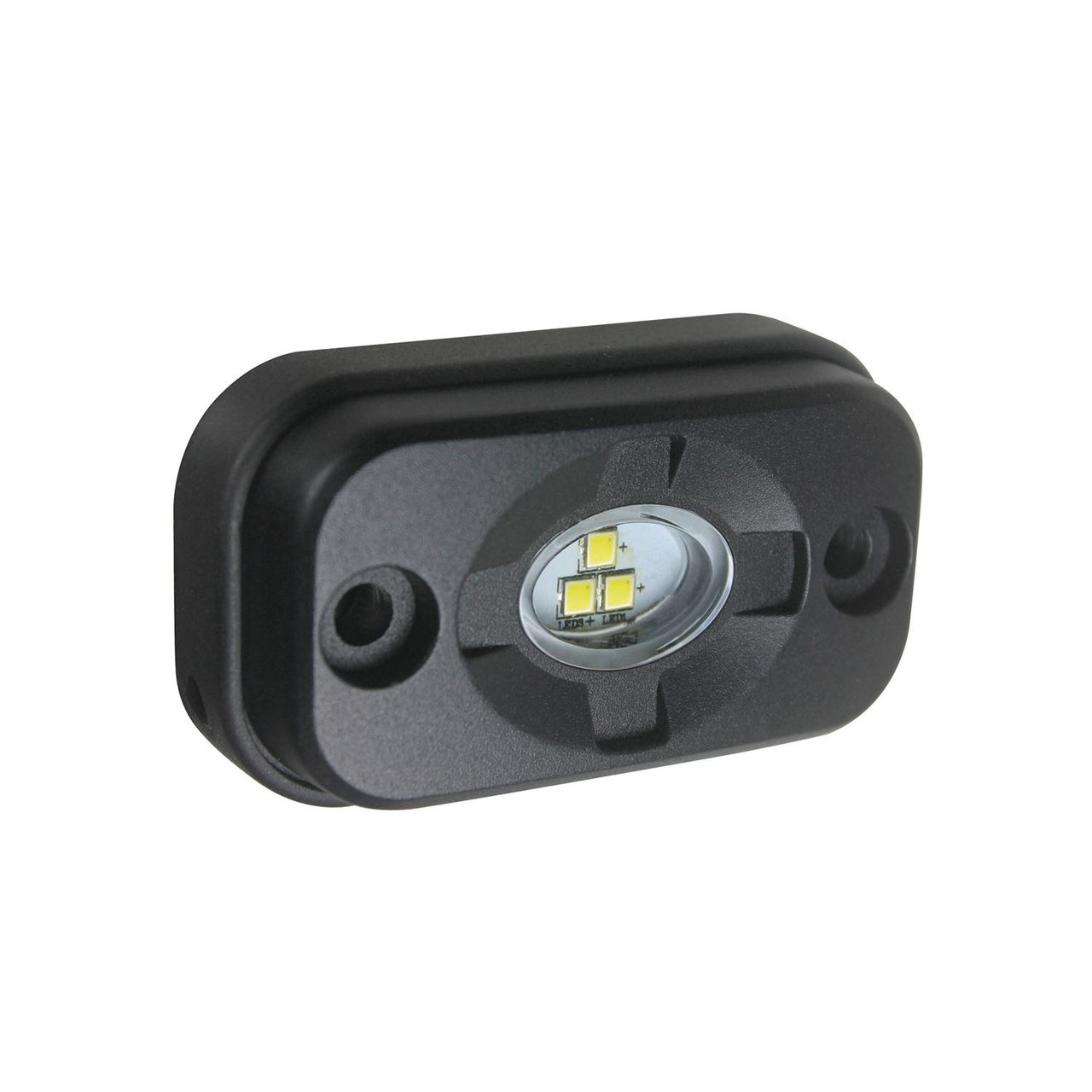 مصباح LED للصخور بقوة 9 واط - 77 × 44 مم لكل مصباح - شفاف