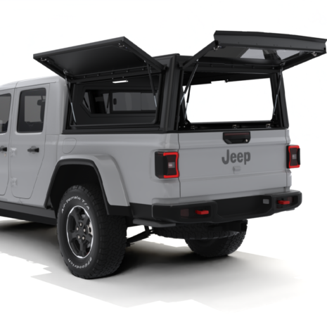Jeep Gladiator - Contour Canopy - No Windows Open - Rear34 Jeep Gladiator - Contour Canopy - No Windows Open - Rear34