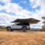 Ironman 4x4 Deltawing 270 XL Left Hand Freestanding Awning Grey Blackout Canvas Integrated LED Lighting