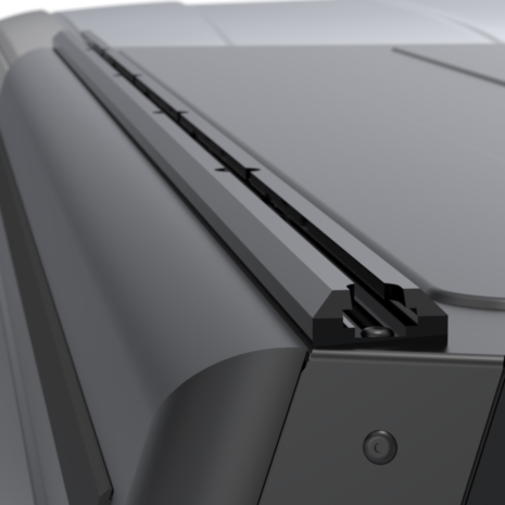 Toyota Hilux - Contour Canopy - No Windows - Rails