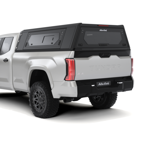 Alu-Cab Contour Canopy Toyota Tundra 5.5 Bed Black Glass Side Windows
