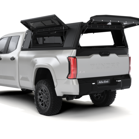 Toyota Tundra Long Bed- Contour Canopy - Windows - Rear34 Open