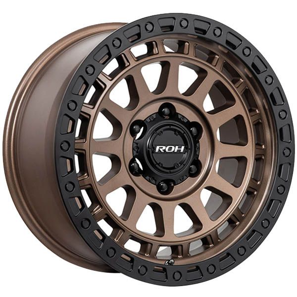 طقم 5 جنوط Assault  برونزي مقاس 17X9 لسيارات شاص وربع (LC70 Series)